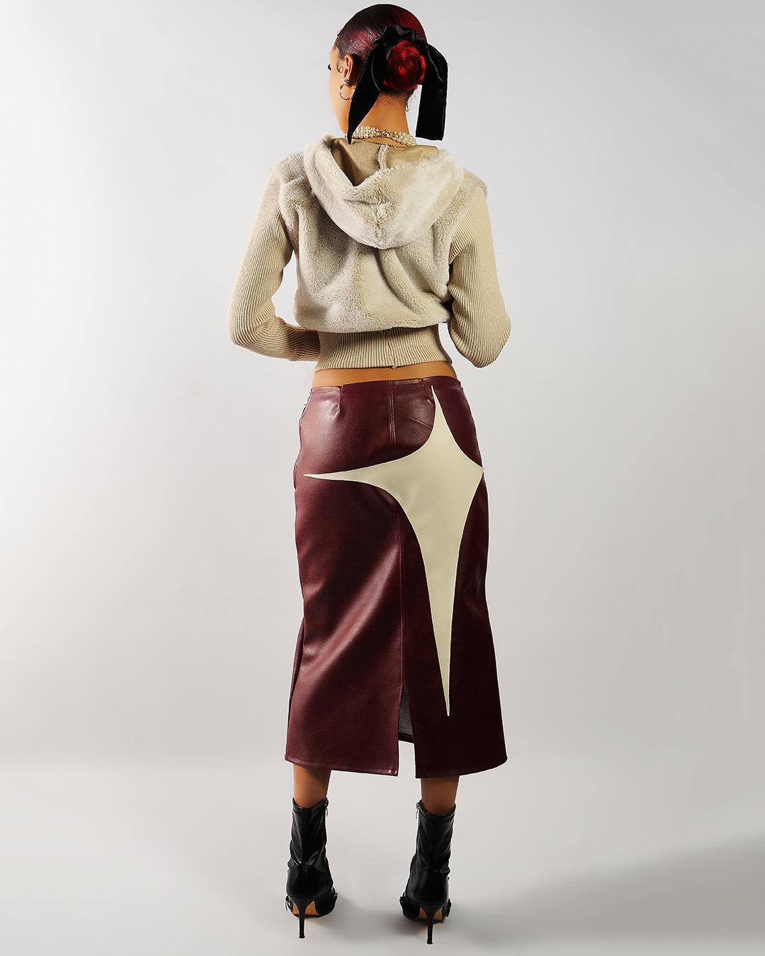 Plushy rib hoodie