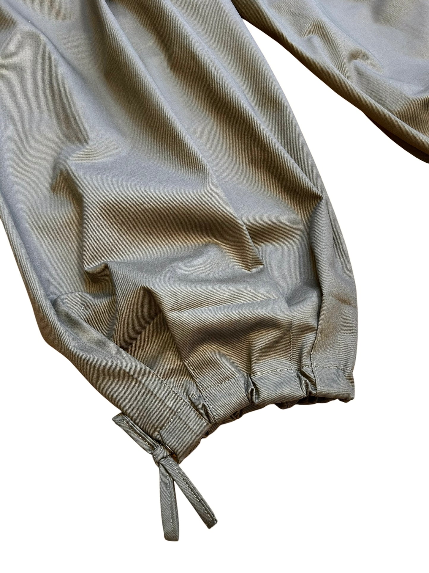 Box pleat baggies- sage, black, cream