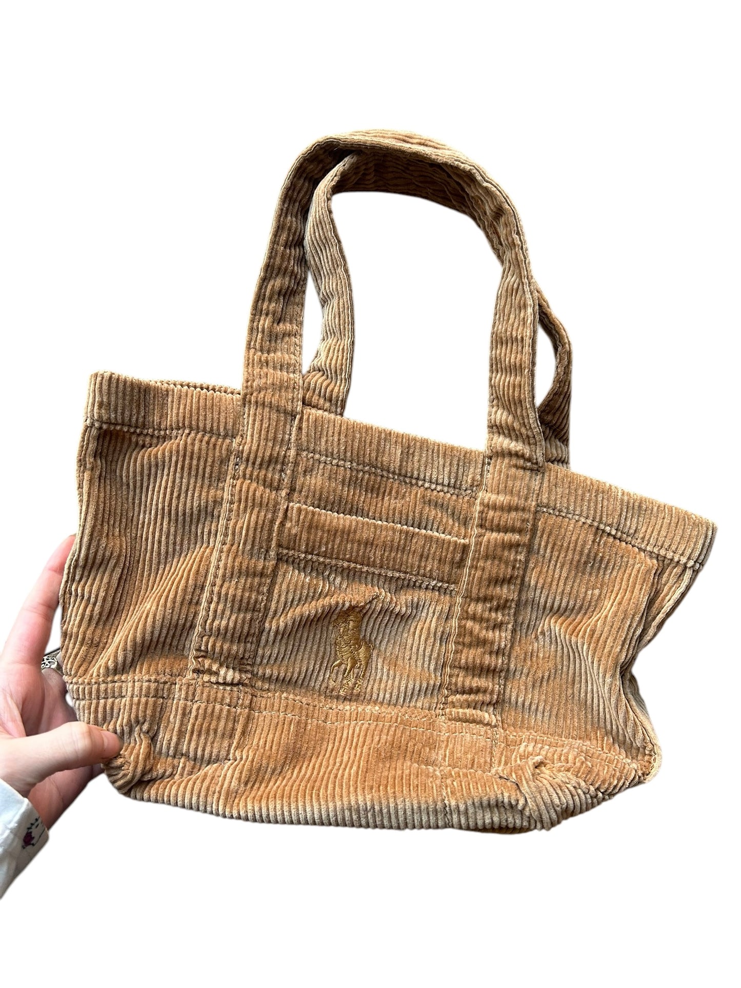 Polo Ralph Lauren corduroy handbag