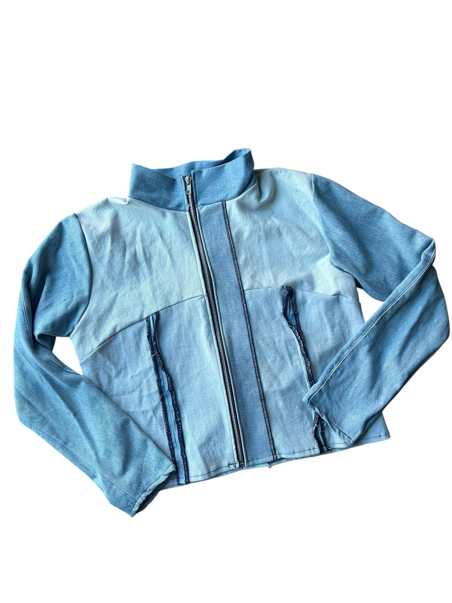 Reworked denim jacket XS/S