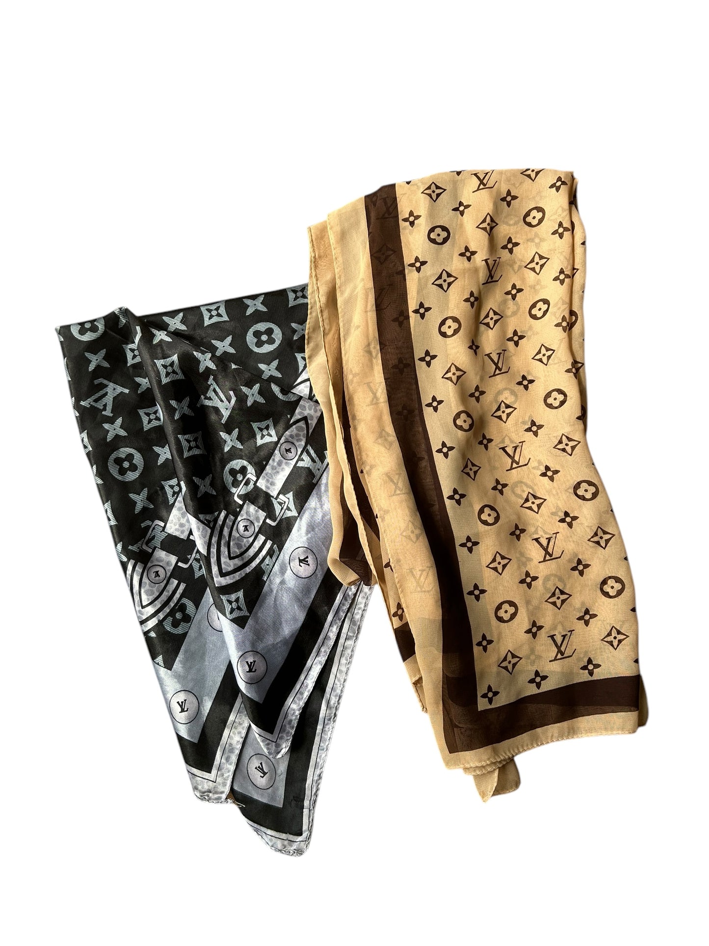 Faux LV scarves