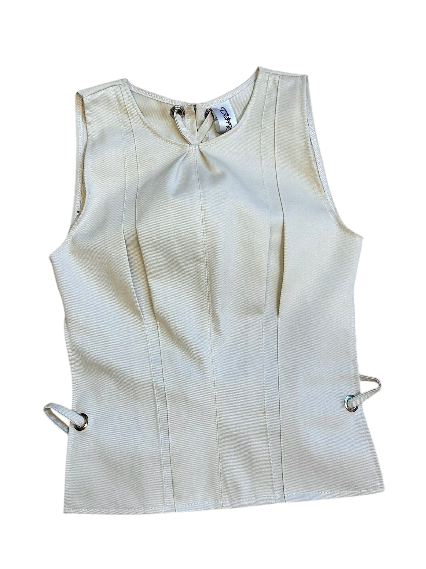 Box pleat vest