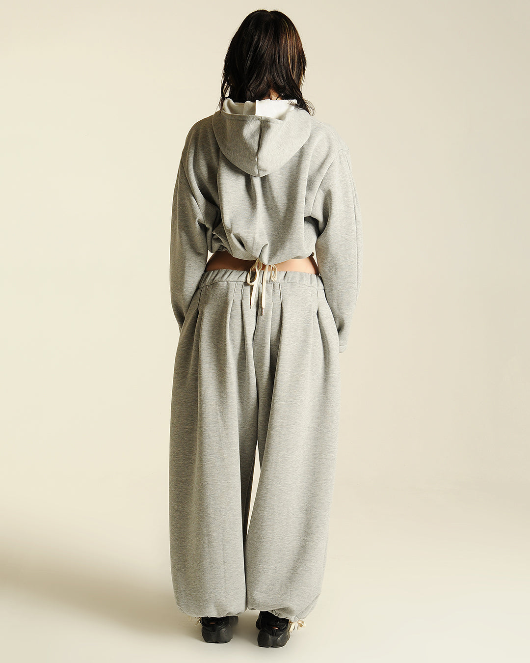 Box pleat sweats