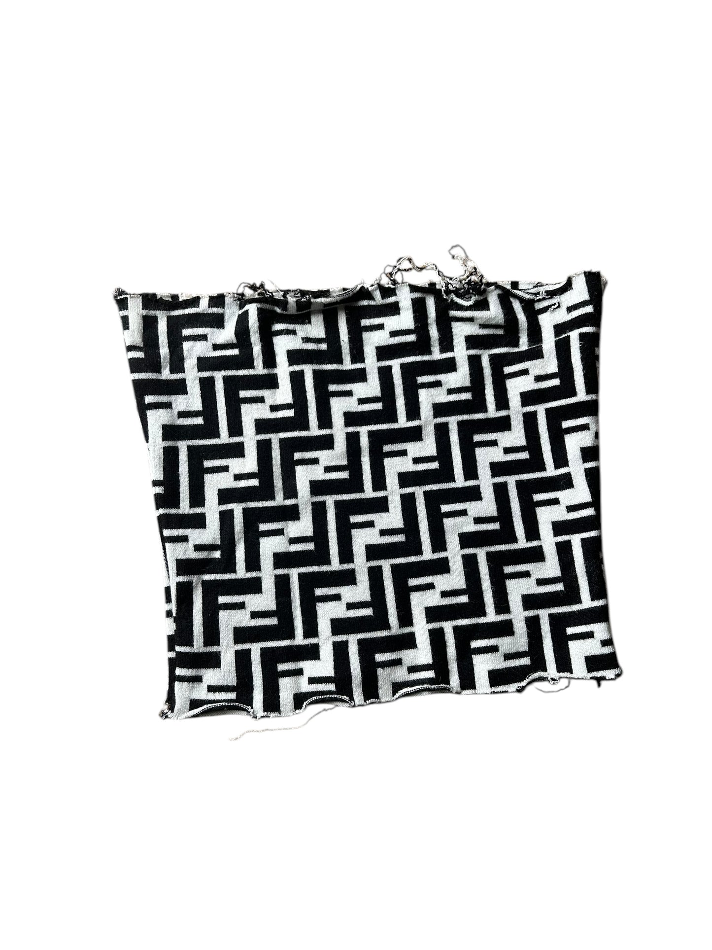 Reworked print boobtube XS