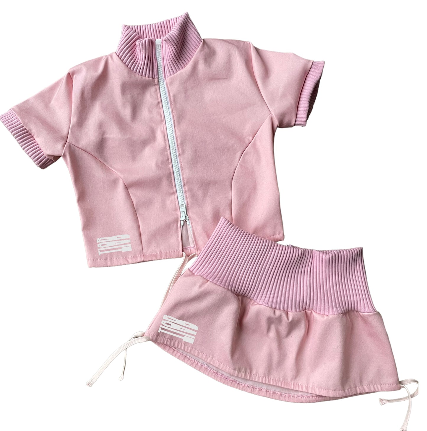 Pink rib set