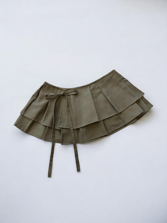 Box pleat skirt add on