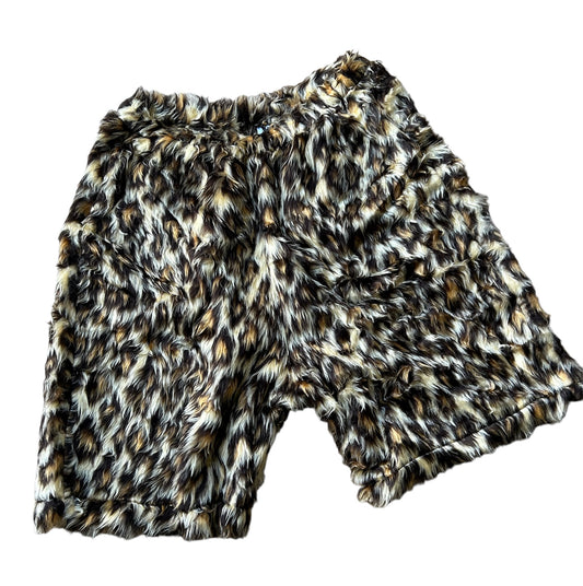 Shaggy leopard shorts S-L