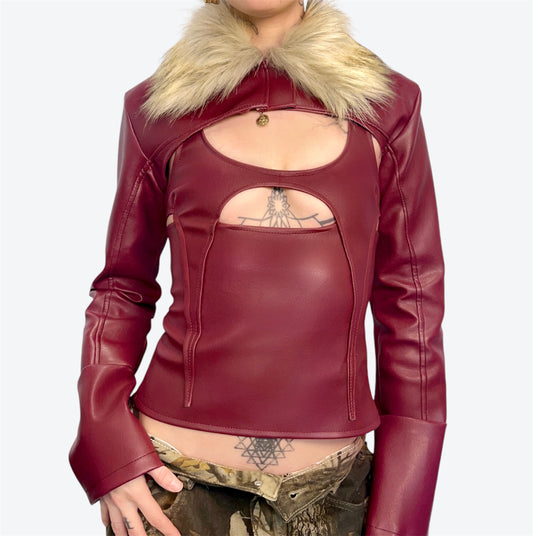 X-Lil faux leather jacket