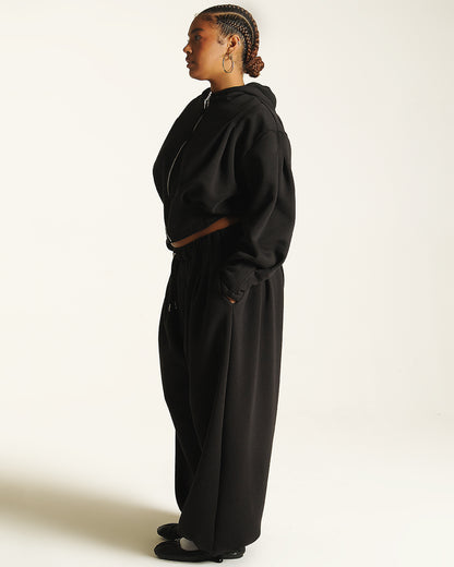 Box pleat sweats