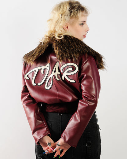 LTD Cherry flight jacket