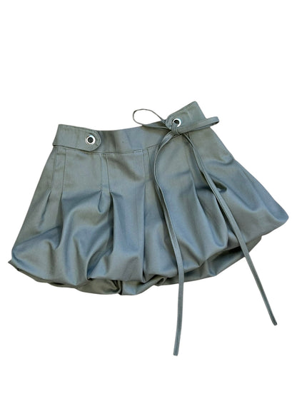 Box pleat two way skirt