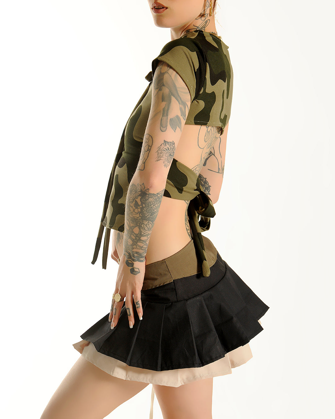 Nylon pleated skirt- the OG