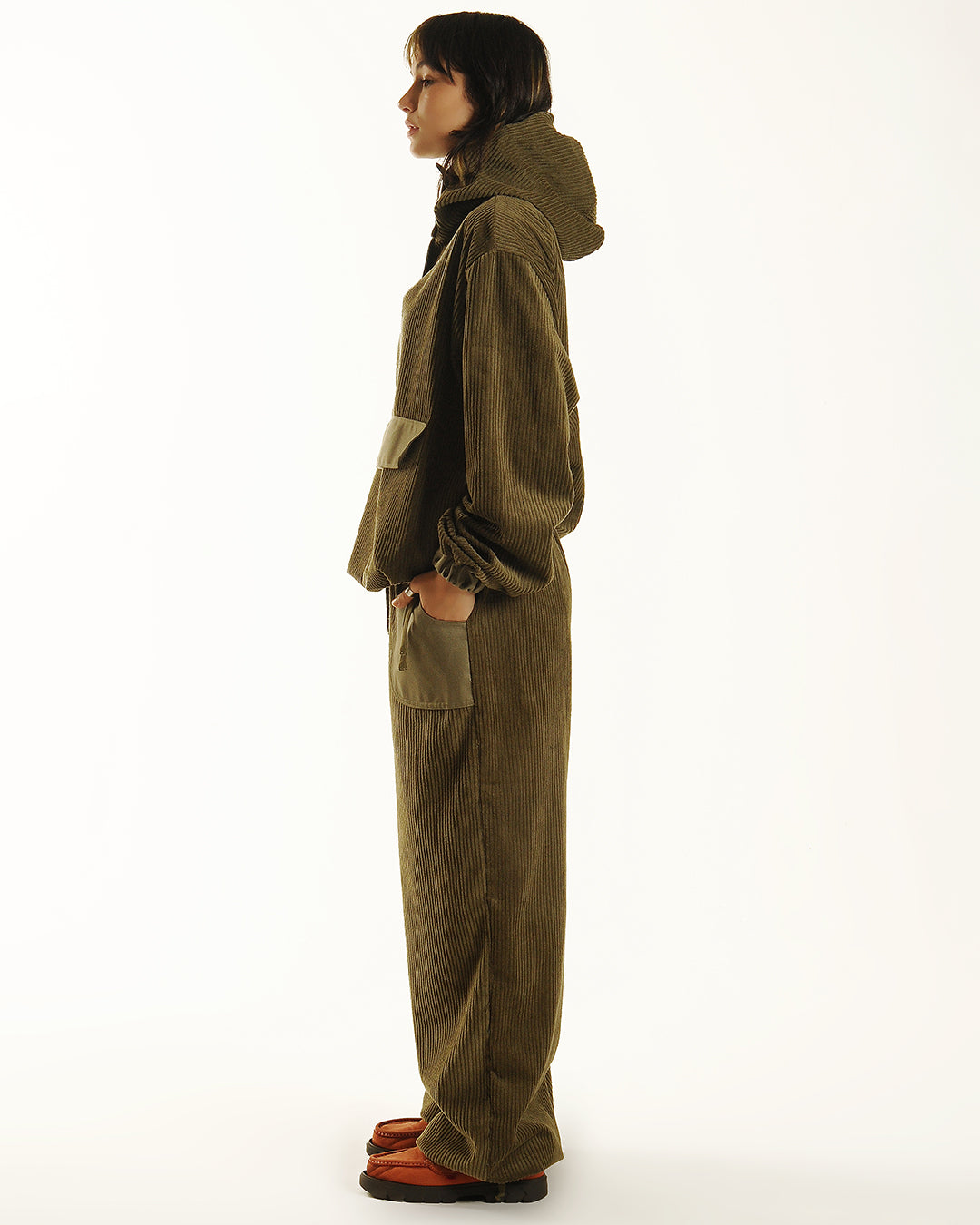 Corduroy pocket pants