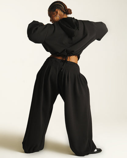 Box pleat sweats