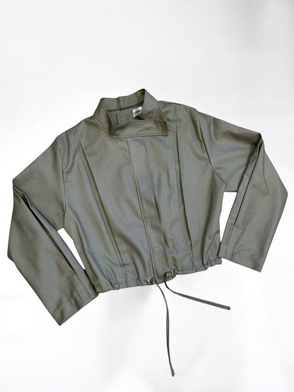 Box pleat bomber