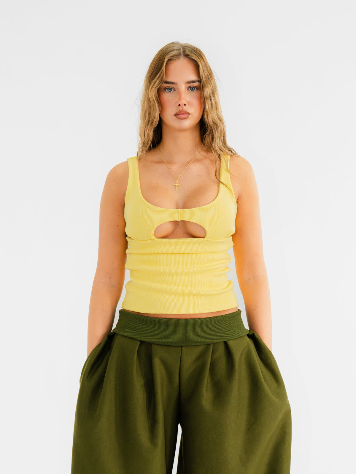 Rib star cami