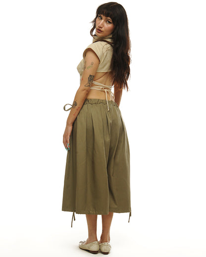 Box pleat shirt
