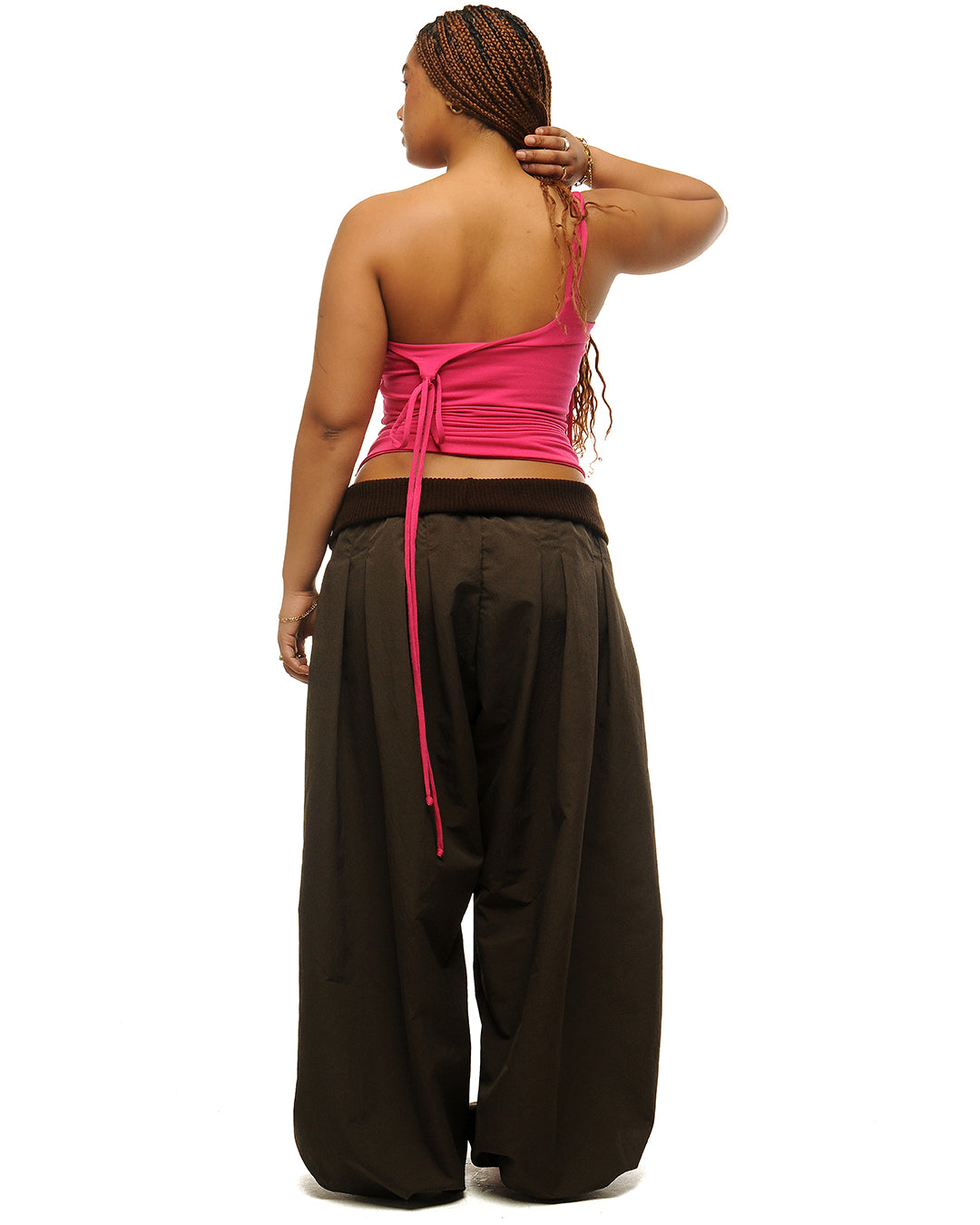 Jersey tassel vest