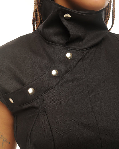 Box pleat shirt