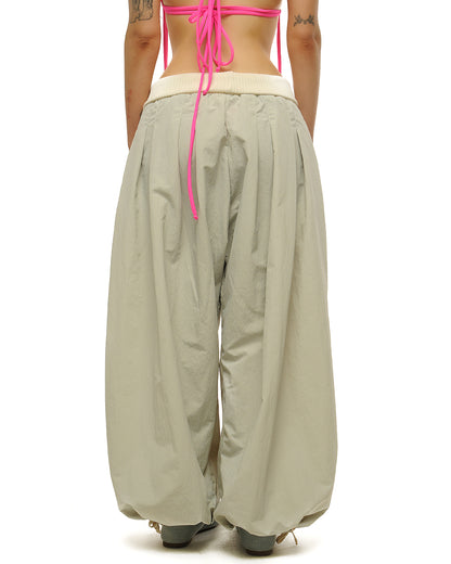 Ribbed box pleat baggies
