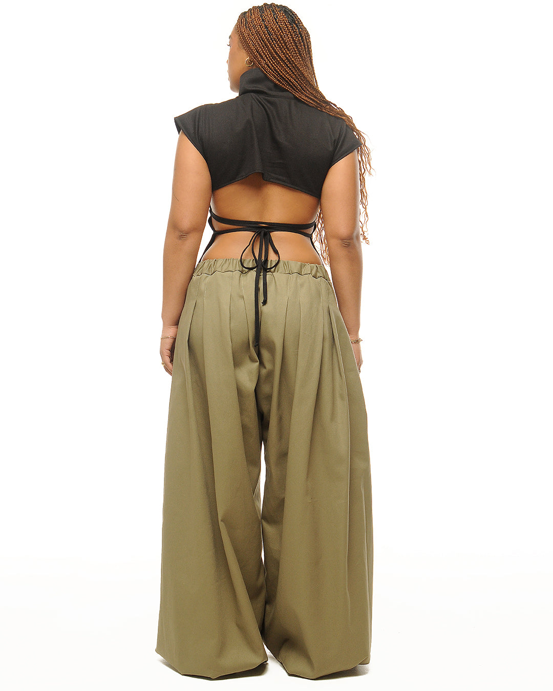 Box pleat shirt