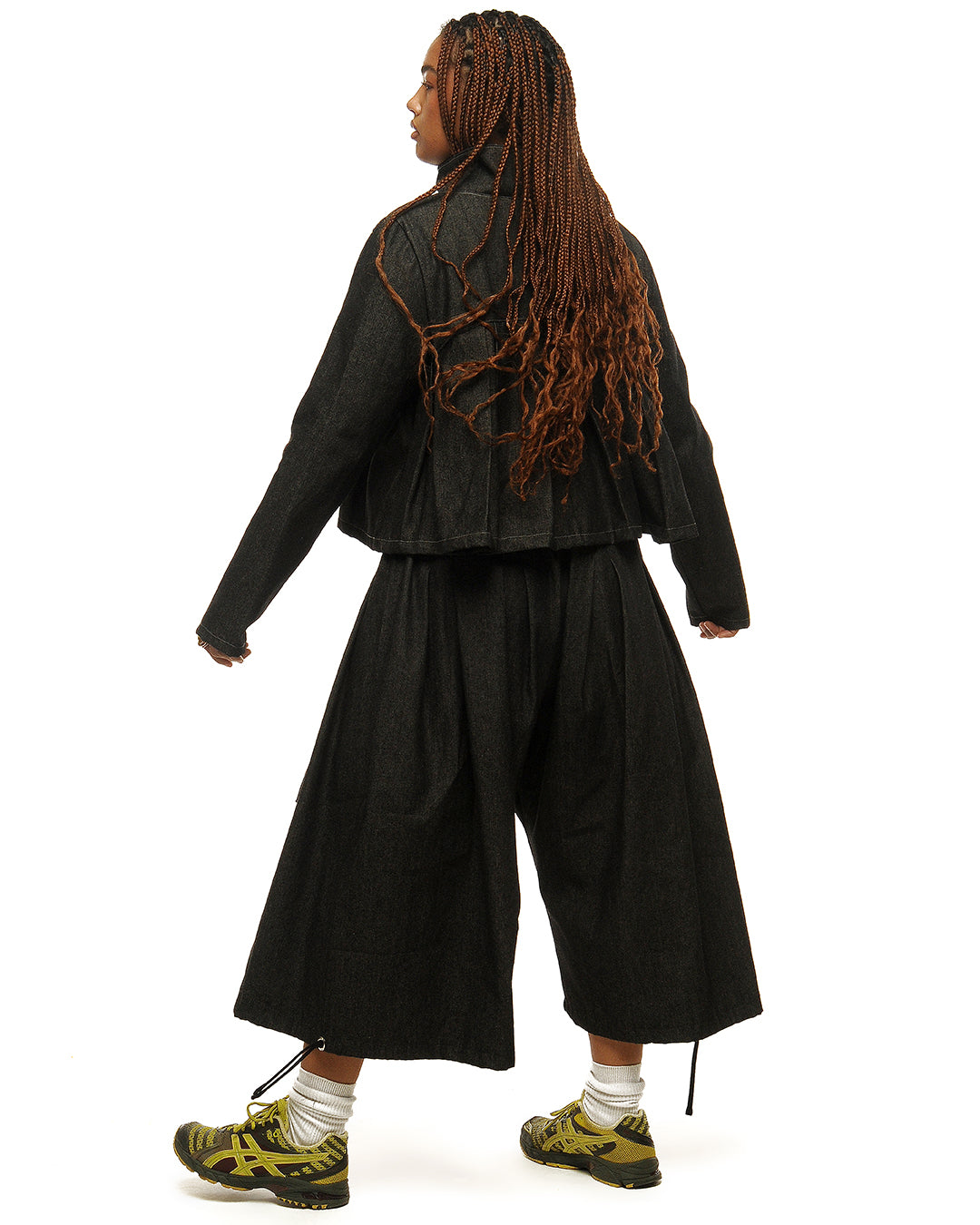 Box pleat culottes