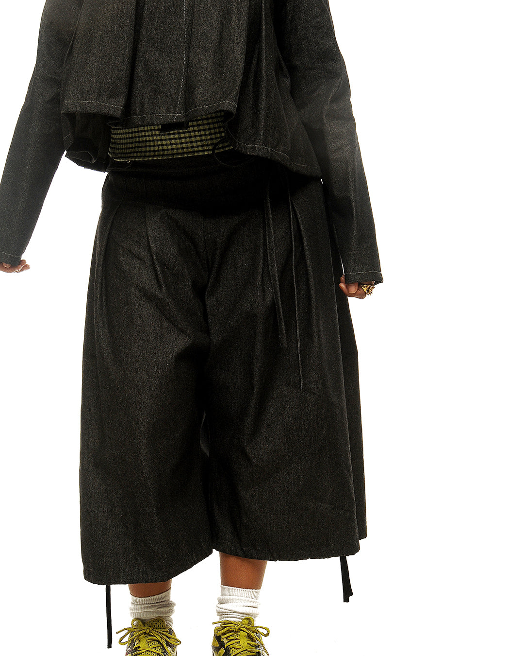 Box pleat culottes