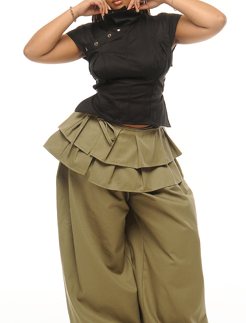 Box pleat skirt add on - all colours