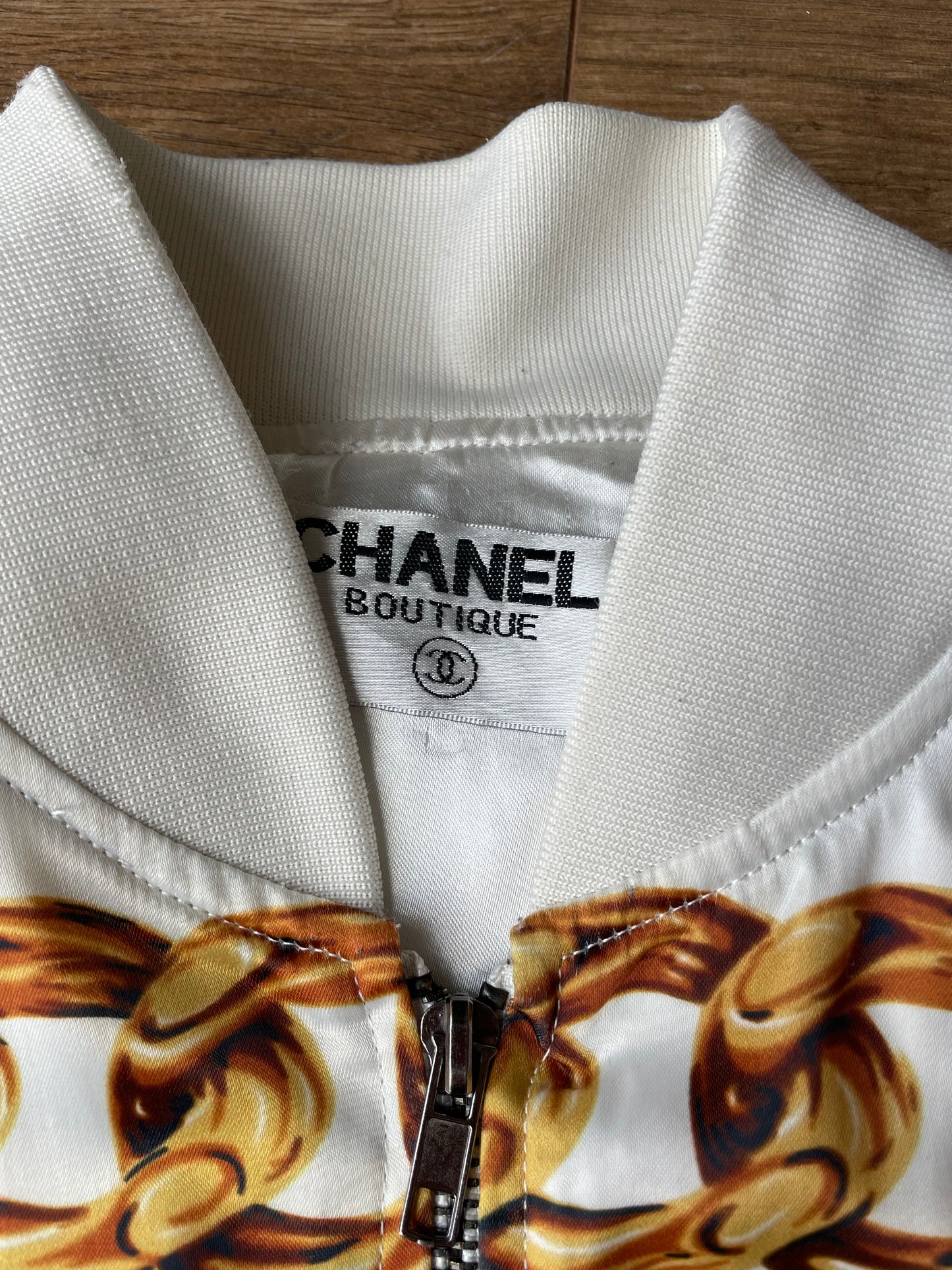 VTG Chanel bomber bootleg